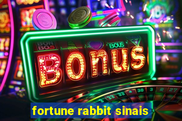 fortune rabbit sinais